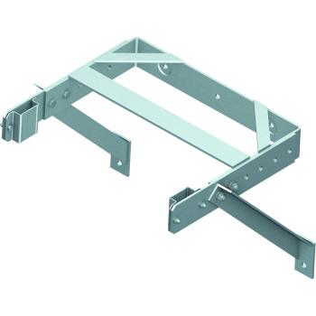 Zarges fixed ladder wall bracket, U-shaped, adjustable